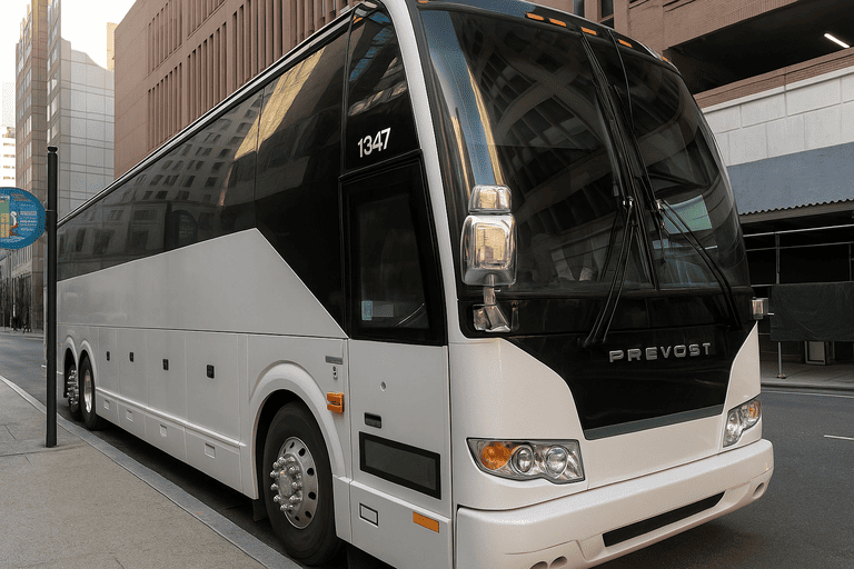 a Carrollton Minibus Company coach bus