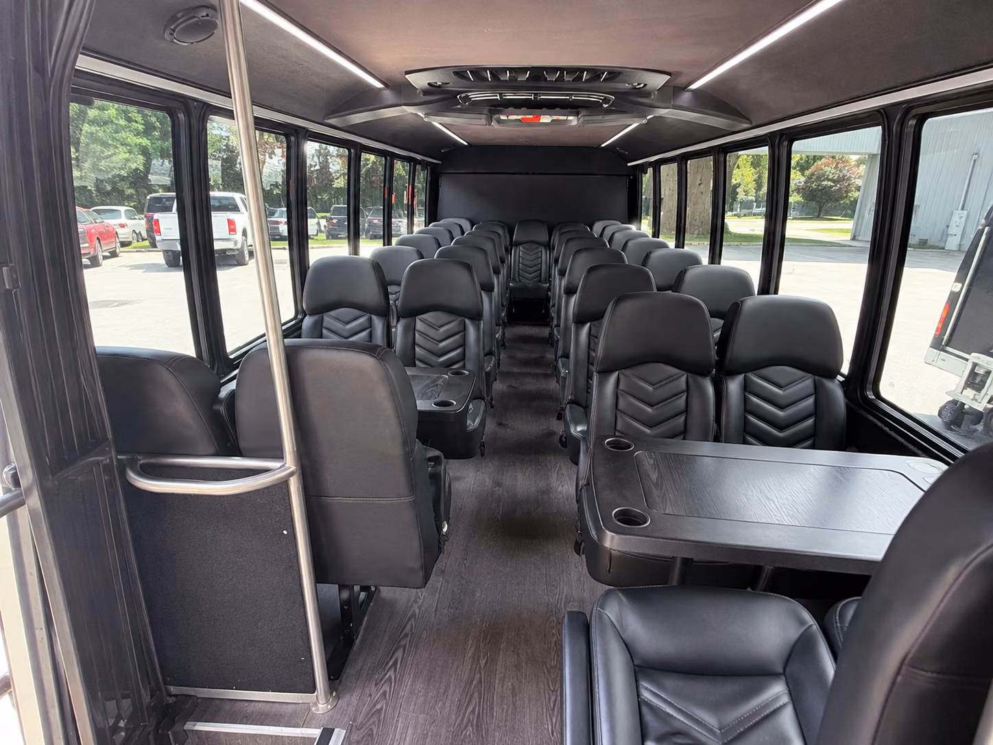 carrollton 20 passenger minibus interior