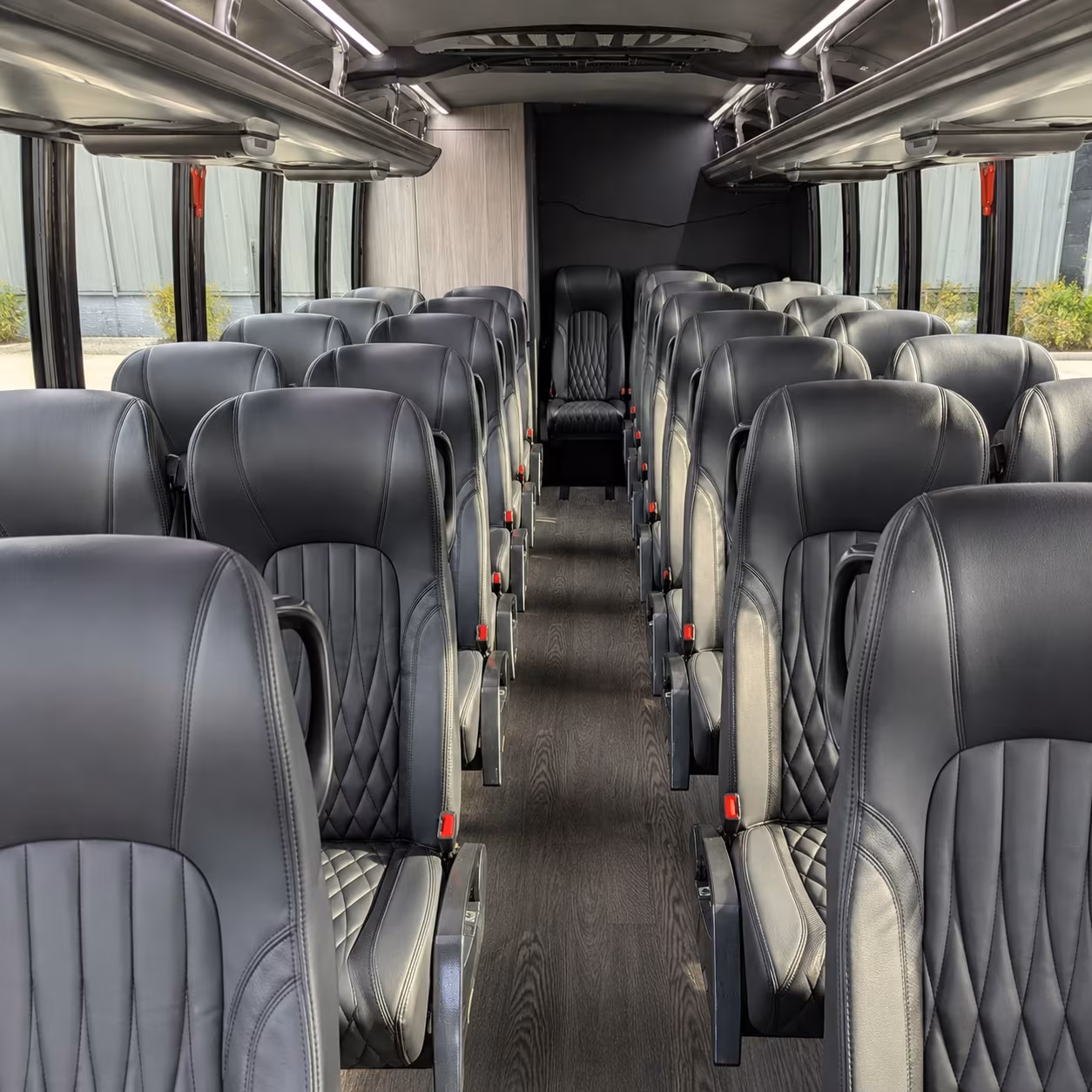 carrollton 30 passenger minibus inside