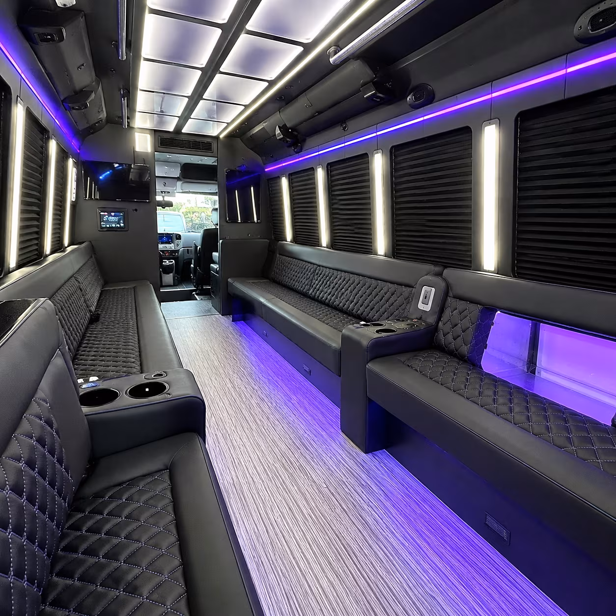 carrollton party bus inside
