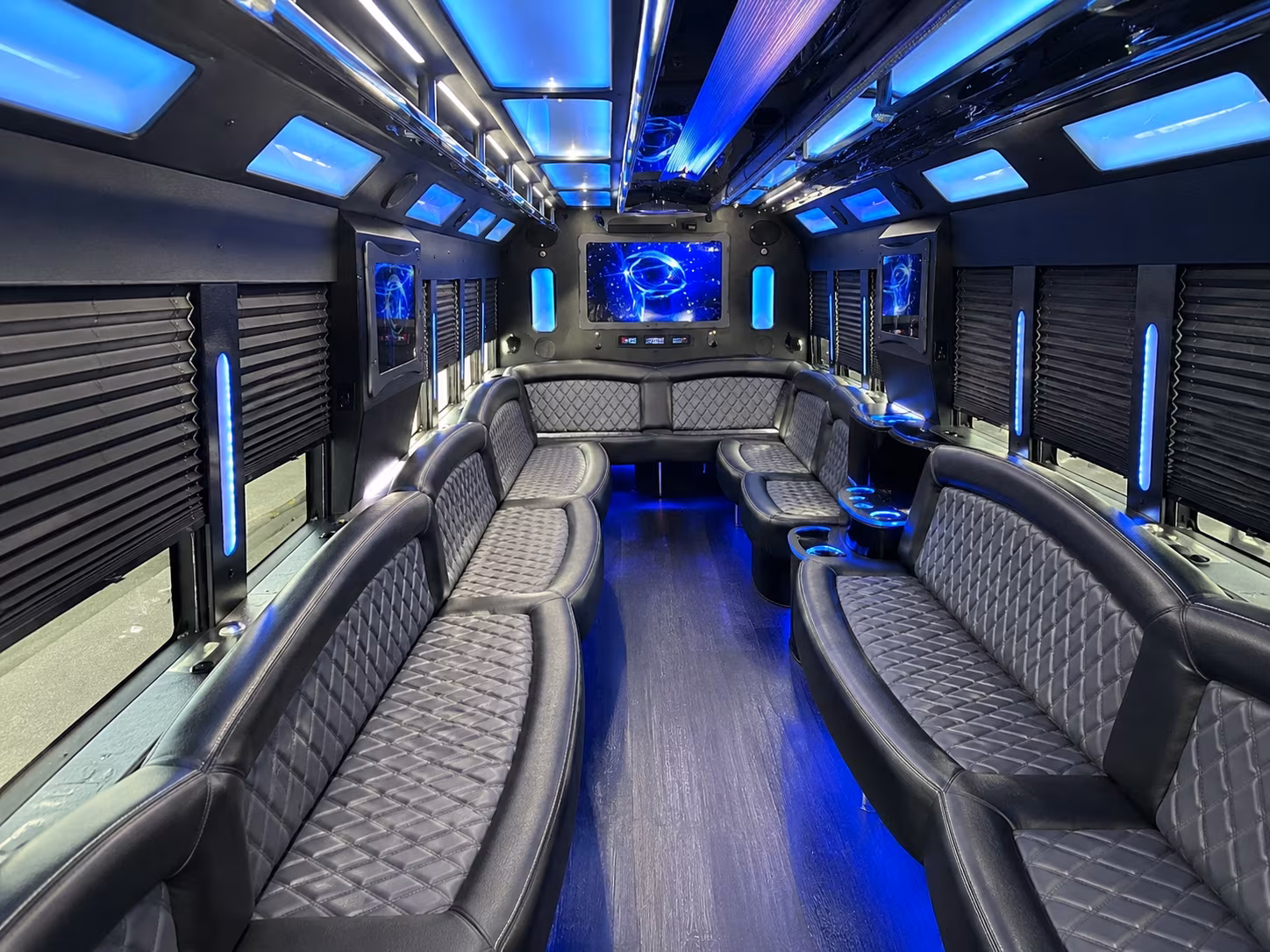 how the number of stops and hold time between them affect total bus rental hours in carrollton texas