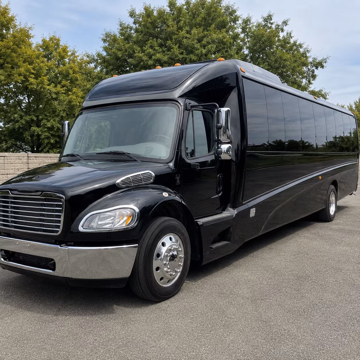 minibuses and charter buses for college and high school sporting events